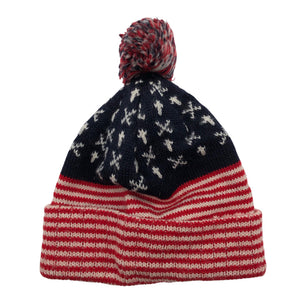 Unisex Villawool - Winter beanie, size 48 - 50 cm - Blue (1)