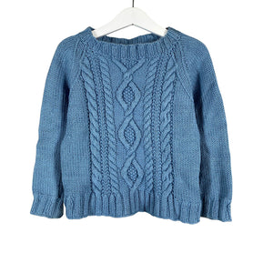 Unisex Handmade - Sweater, size 134 - 140 - Blue (1)