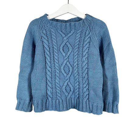 Unisex Handmade - Sweater, size 134 - 140 - Blue ()