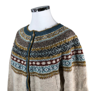 Unisex Handmade - Cardigan, size 42 - Beige (2)