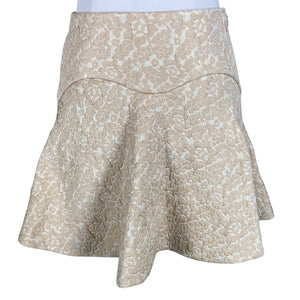 Unisex Patrizia Pepe - Fabric skirt, size 34 - Beige (1)