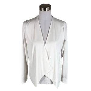 Unisex Lindex - Sweat jacket, size 40 - White (1)