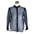 Unisex Ichi - Party shirt, size 40 - Blue ()