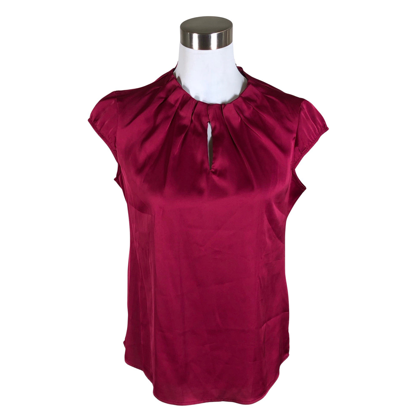 Unisex Comma - Short-sleeved blouse, size 36 - Wine red (1)