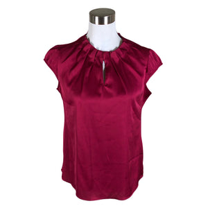 Unisex Comma - Short-sleeved blouse, size 36 - Wine red (1)