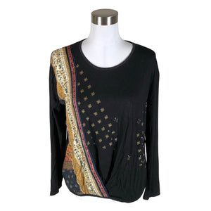 Unisex Desigual - Tricot shirt, size 40 - Black (1)