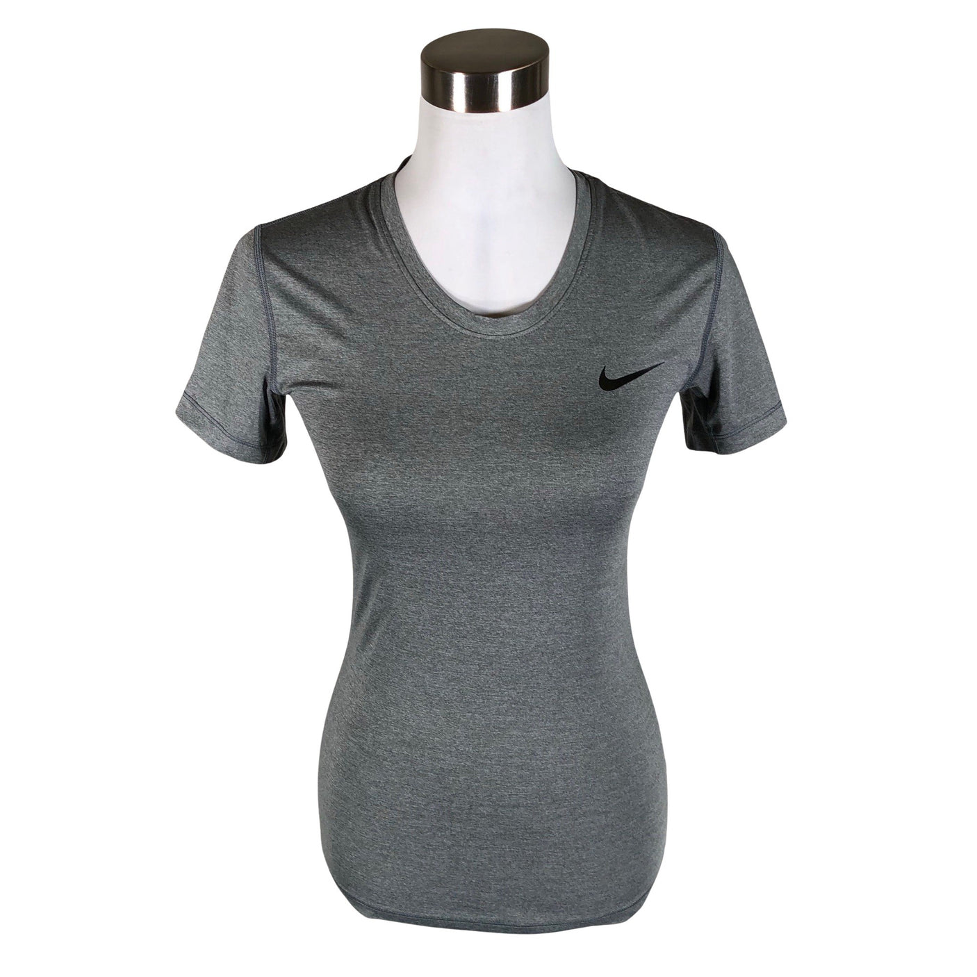 Unisex Nike - Sports shirt, short sleeve, size 36 - Gray (1)