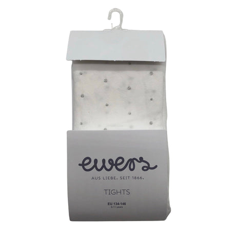 Unisex Ewers - Stockings, thin, size 134 - 140 - White ()