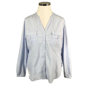 Unisex Lindex - Blouse, size 46 - Light blue (1)