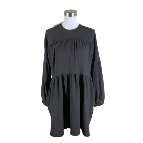 Unisex Makia - Schiffon dress, size 34 - Black ()