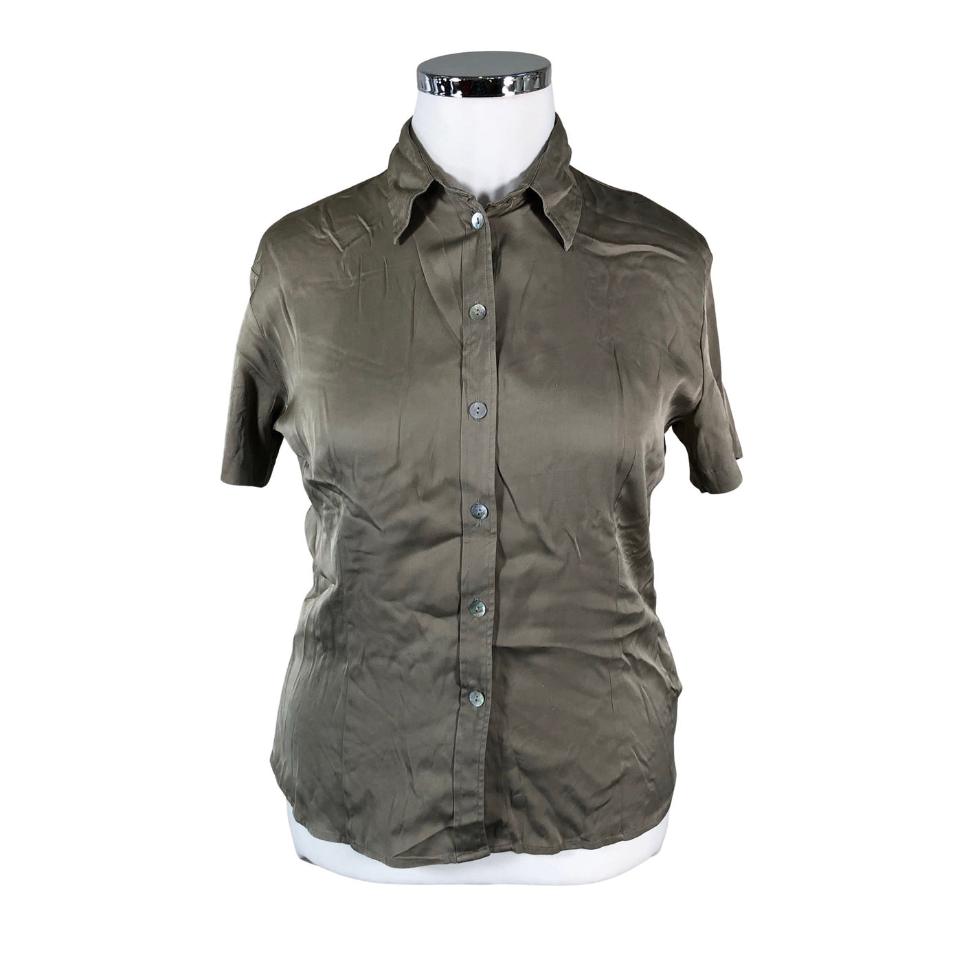 Unisex Ril's - Short-sleeved blouse, size 42 - Green (1)