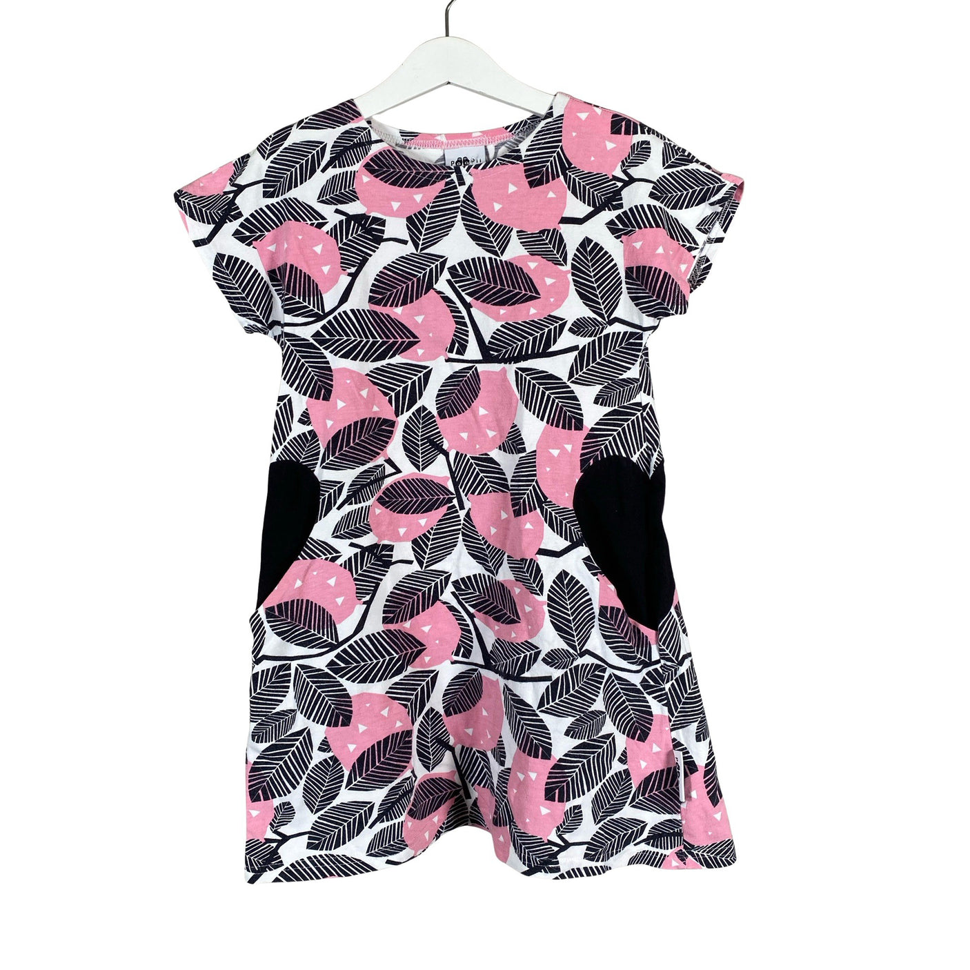 Unisex PaaPii - Tricot dress, size 140 - 146 - White (1)