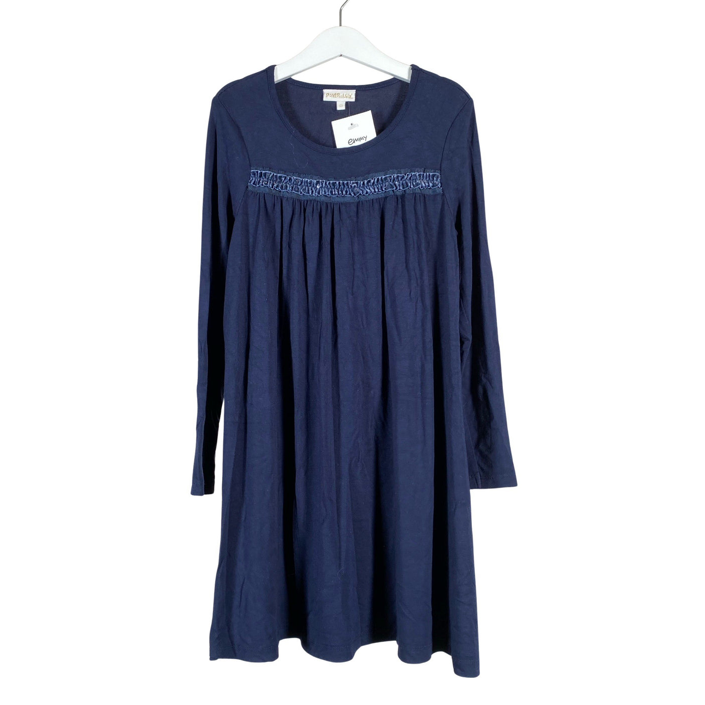 Unisex POMPdeLUX - Tricot dress, size 122 - 128 - Blue (1)