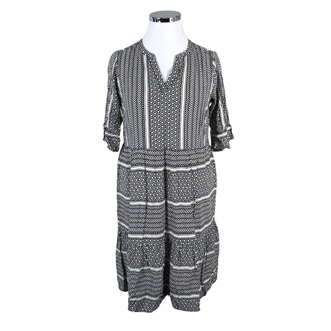 Unisex Soyaconcept - Schiffon dress, size 42 - Natural white (1)