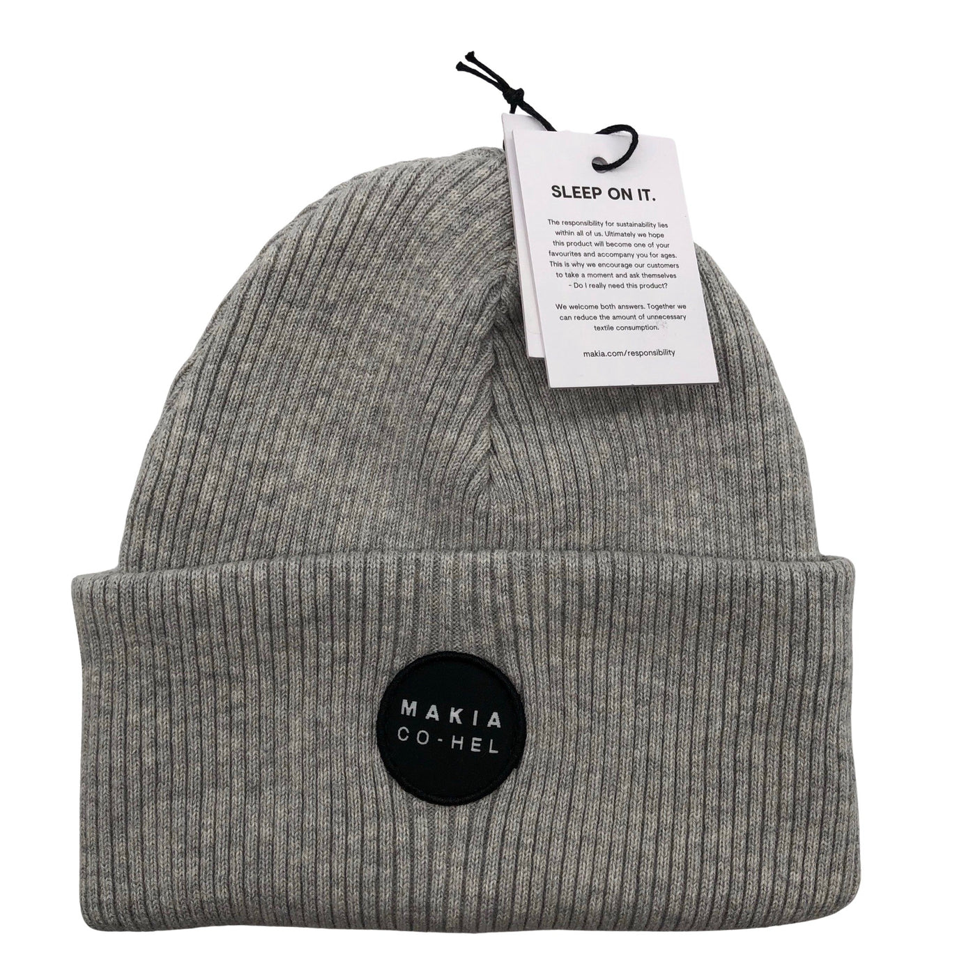 Unisex Makia - Lightweight beanie, size 44 - 46 cm - Gray (1)