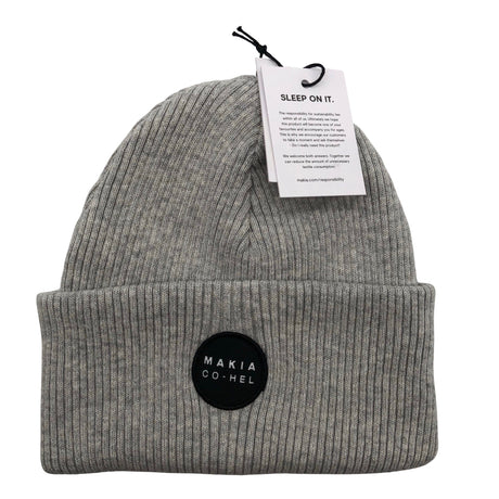 Unisex Makia - Lightweight beanie, size 44 - 46 cm - Gray ()