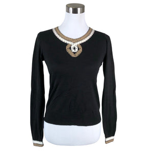 Unisex Bandolera - Sweater, size 38 - Black (1)