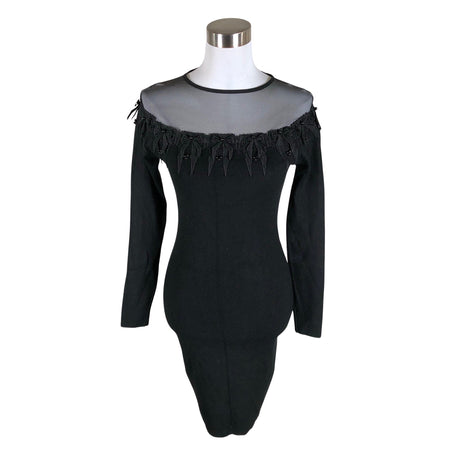 Unisex Bluoltre - Knit dress, size 36 - Black ()