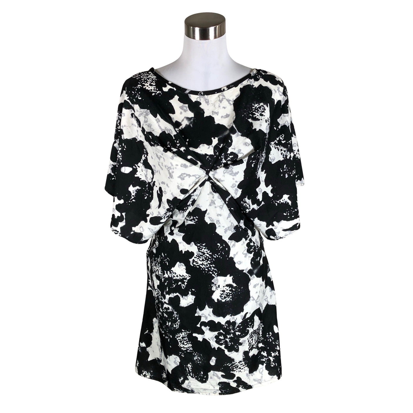 Unisex Lindex - Schiffon tunic, size 36 - Black (1)