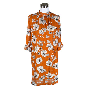 Unisex Co'couture - Schiffon dress, size 36 - Orange (1)