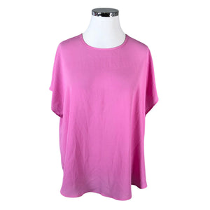 Unisex Zizzi - Short-sleeved blouse, size 44 - Light pink (1)