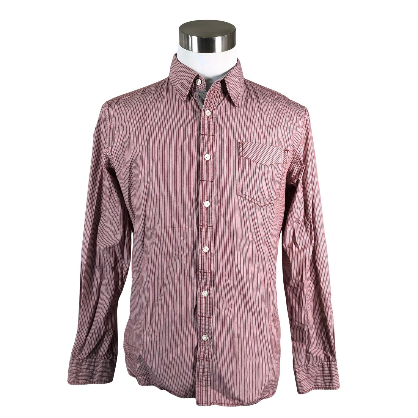 Unisex Esprit - Collared shirt, size L - Red (1)