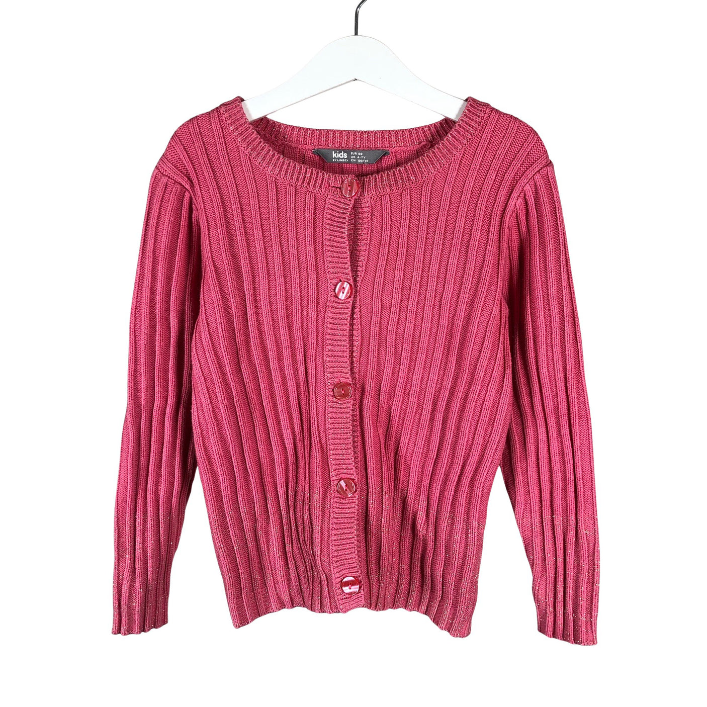 Unisex Lindex - Cardigan, size 116 - 122 - Pink (1)