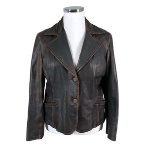 Unisex Arma - Leather jacket, size 46 - Brown (1)