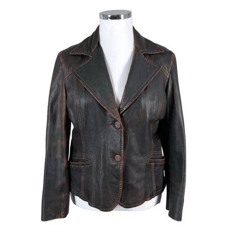 Unisex Arma - Leather jacket, size 46 - Brown ()