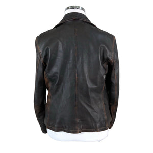 Unisex Arma - Leather jacket, size 46 - Brown (2)
