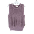 Unisex POMPdeLUX - Knit vest, size 122 - 128 - Violet ()