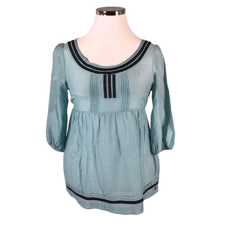 Unisex Warehouse - Schiffon tunic, size 42 - Light blue ()