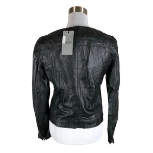 Unisex Soaked - Leather jacket, size 36 - Black (2)