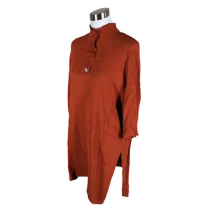 Unisex Marimekko - Schiffon tunic, size 40 - Brown (3)