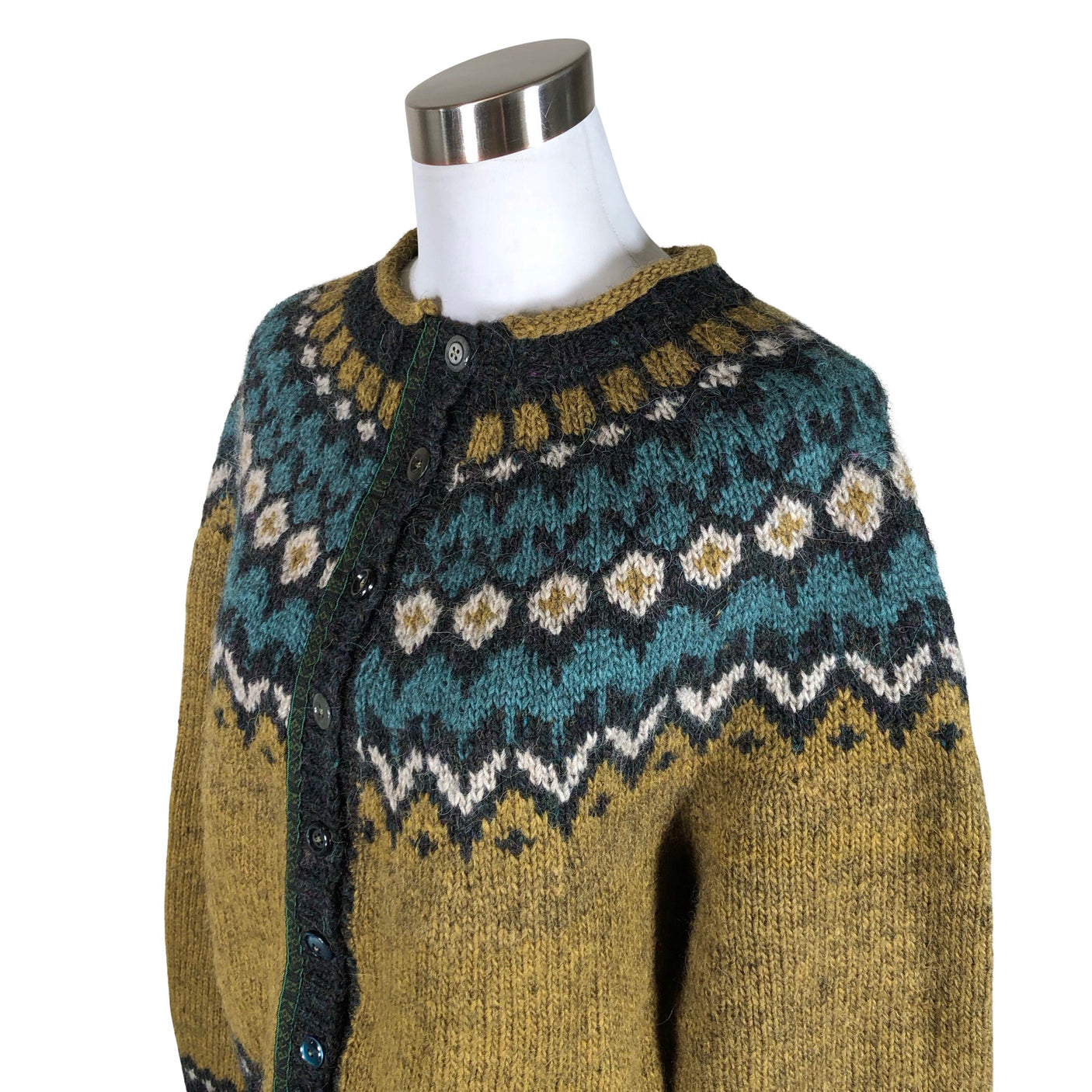 Unisex Handmade - Cardigan, size 40 - Brown (3)