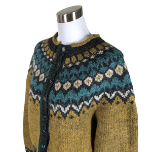 Unisex Handmade - Cardigan, size 40 - Brown (3)