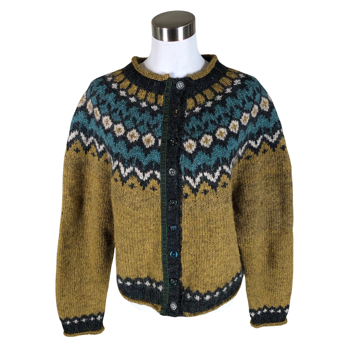 Unisex Handmade - Cardigan, size 40 - Brown (1)