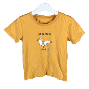 Unisex Makia - T-shirt, size 98 - 104 - Orange (1)
