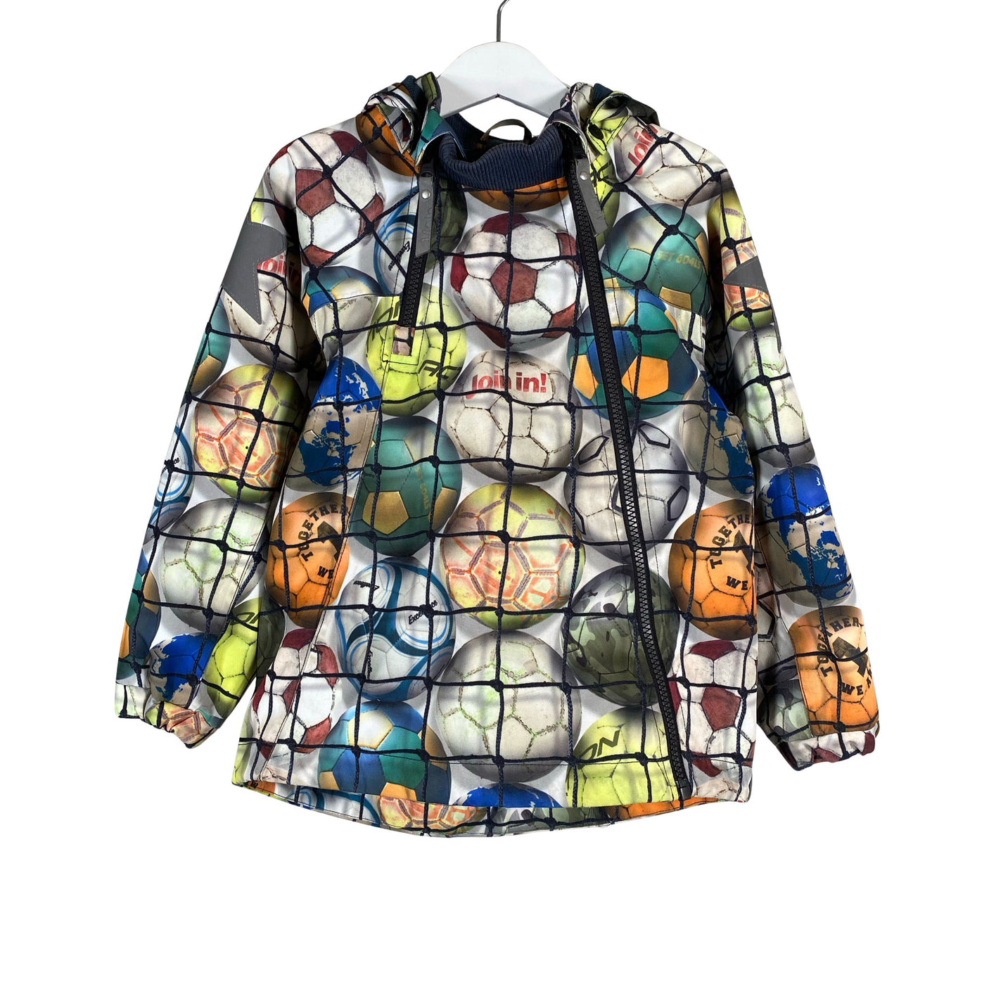 Unisex Molo Kids - Outdoor jacket, size 104 - 110 - Gray (1)