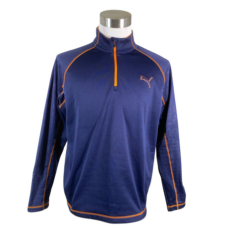 Unisex Puma - Sports shirt, long sleeve, size M - Blue ()