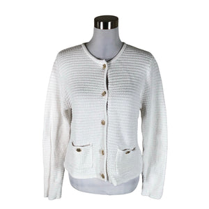 Unisex Claire.dk - Cardigan, size 36 - White (1)