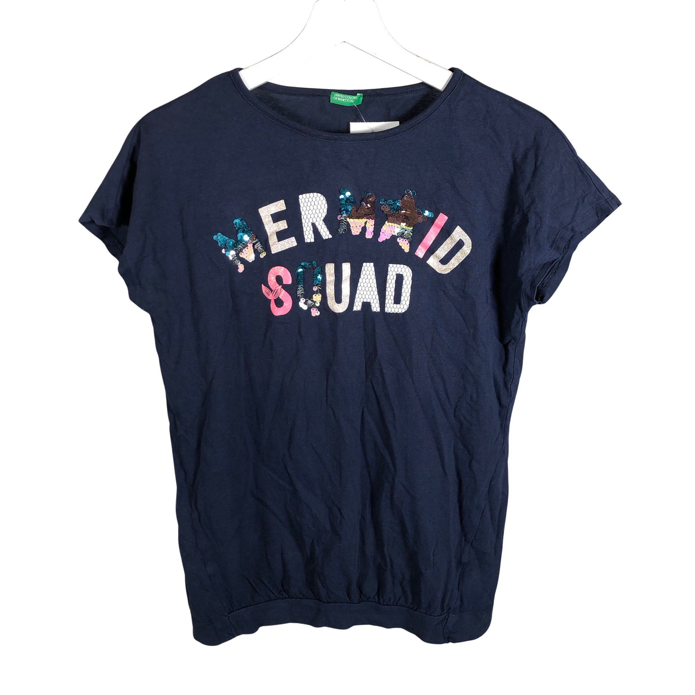 Unisex Benetton - T-shirt, size 164 - 170 - Blue (1)