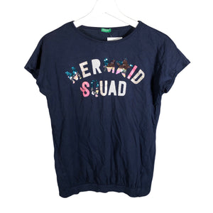 Unisex Benetton - T-shirt, size 164 - 170 - Blue (1)