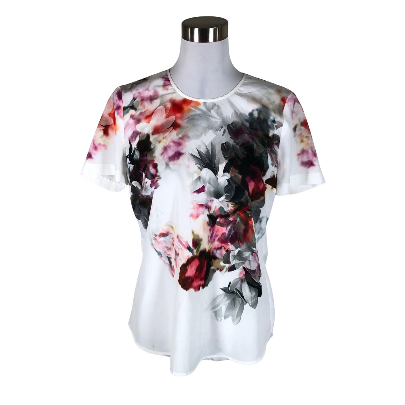 Unisex Gerry Weber - Short-sleeved blouse, size 36 - White (1)