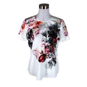 Unisex Gerry Weber - Short-sleeved blouse, size 36 - White (1)