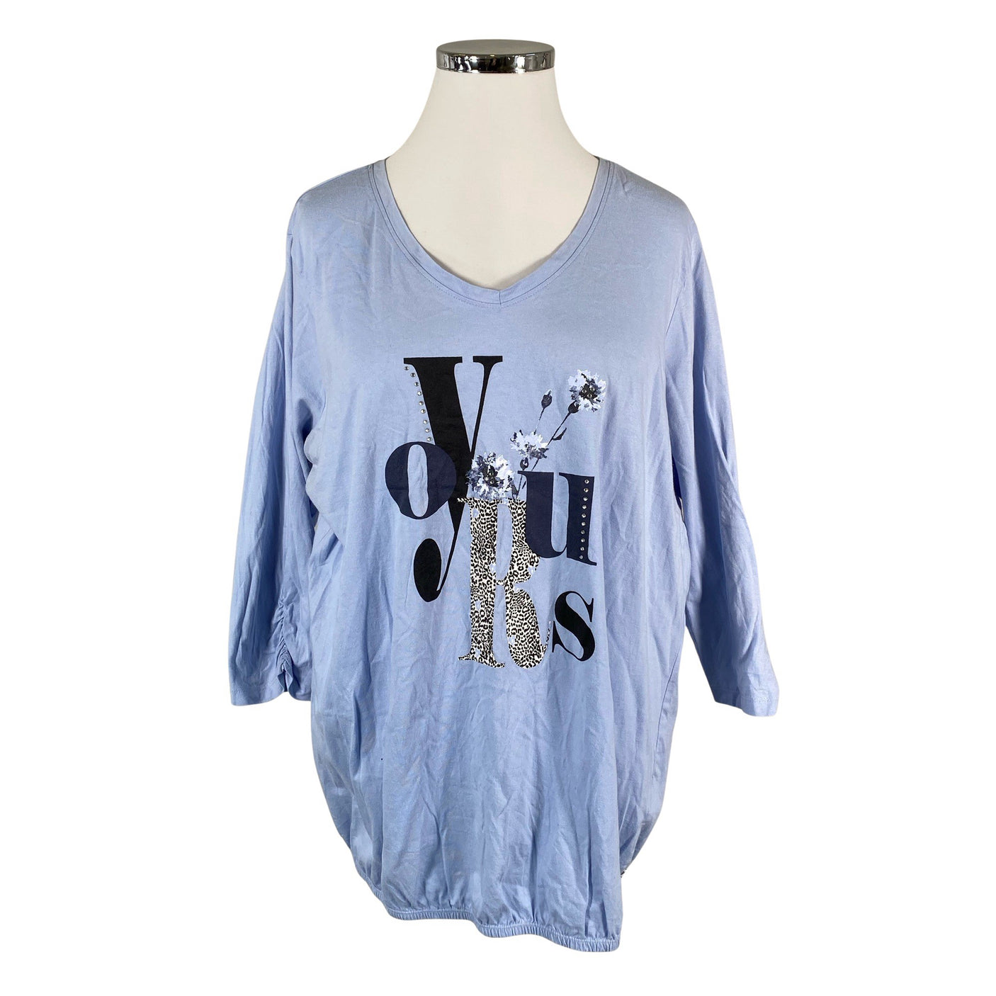 Unisex Zhenzi - Tricot tunic, size 50 - Light blue (1)