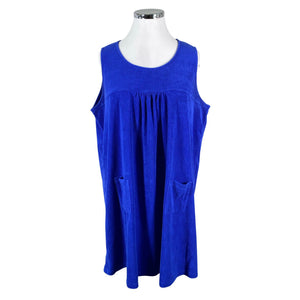 Unisex Ulla Popken - Sweatshirt dress, size 50 - Blue (1)