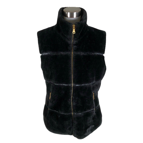 Unisex Soyaconcept - Faux fur vest, size 38 - Black ()