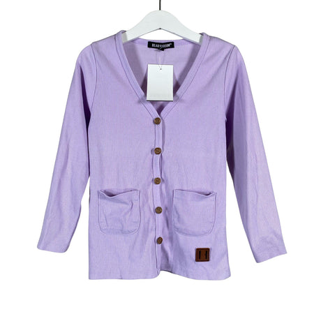 Unisex Beau Hudson - Tricot shirt, size 110 - 116 - Violet ()