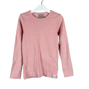 Unisex NOSH - Tricot shirt, size 122 - 128 - Light pink (1)